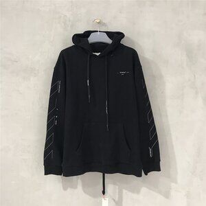 Off-White Black Line Print Hoodie